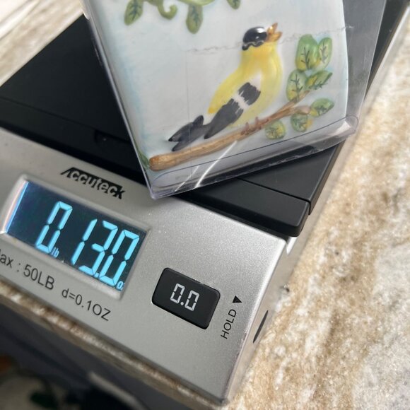 Vintage 2003 Phone Where Cell Phone Holder Ceramic Hand Painted - Picture 11 of 11